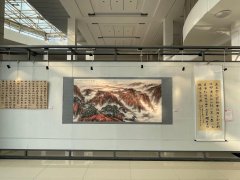 荆楚理工学院继续教育资讯学校献礼建党100周年主题书画展开展